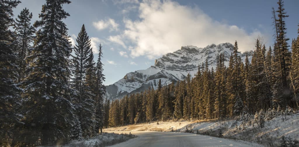 Road to Lake Minnewanka