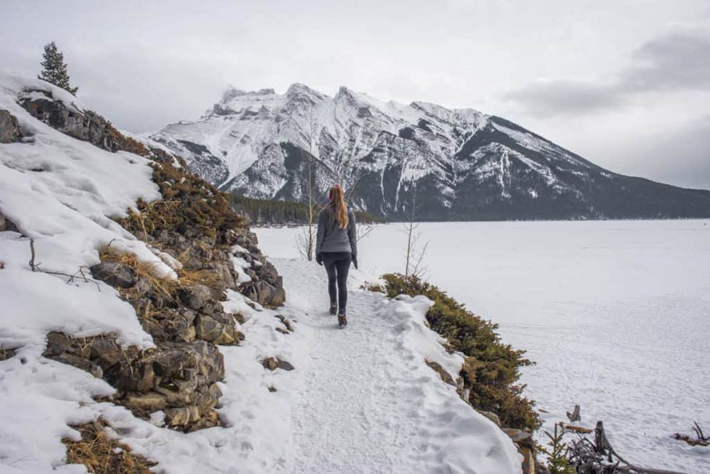 Walking Around Lake Minnewanka