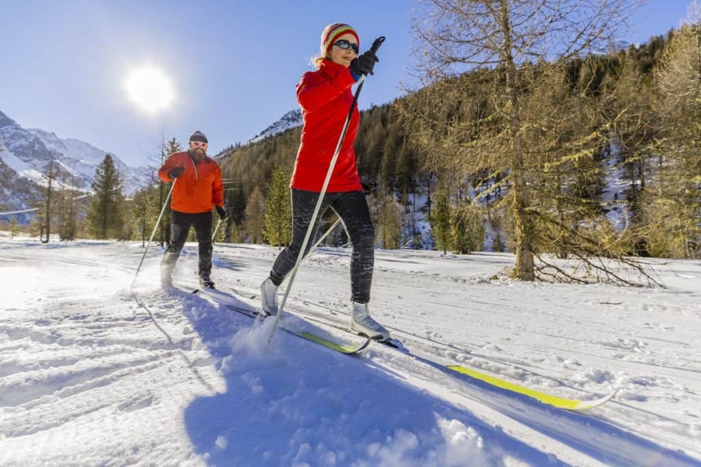 Cross-country skiing in Alberta