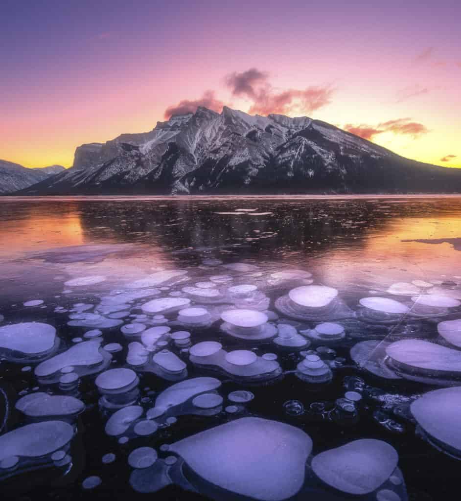 Ice Bubbles in Alberta