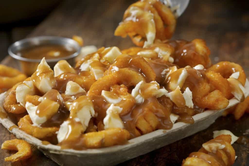 A plate full of Poutine.