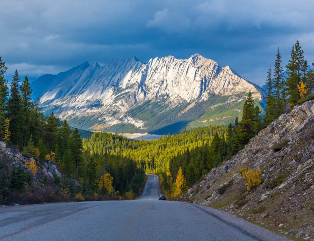 Driving to Jasper