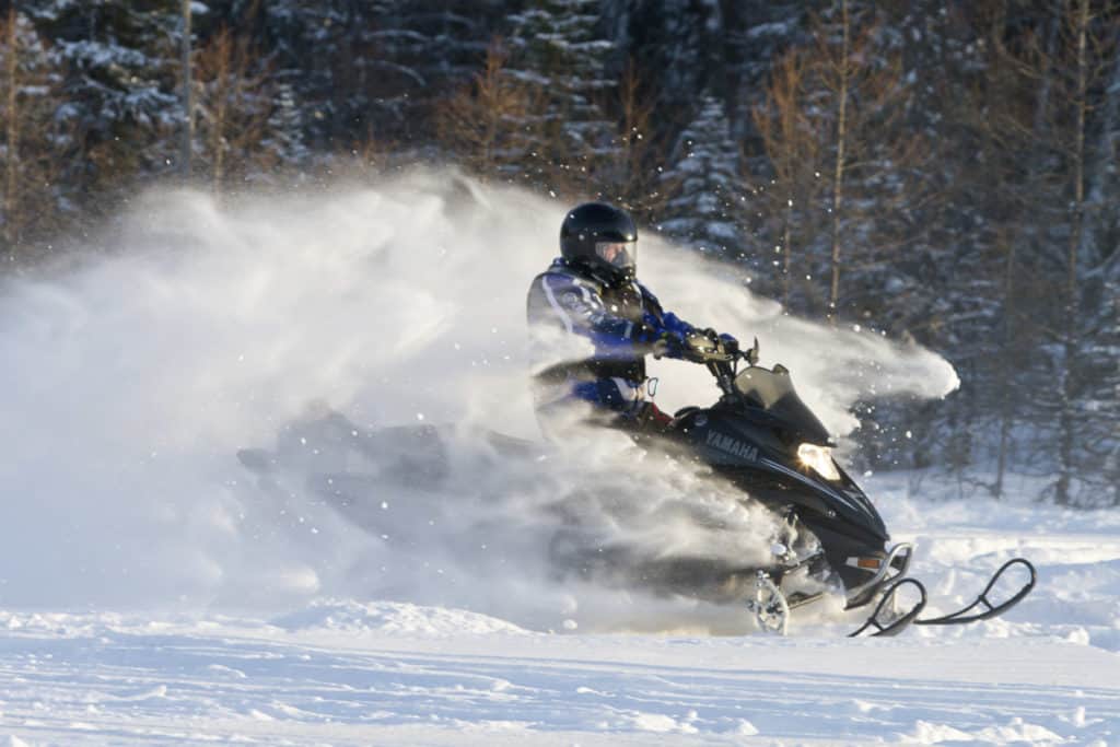 Snowmobiling in Alberta