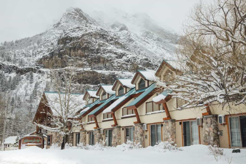 Waterton Glacier Suites in winter