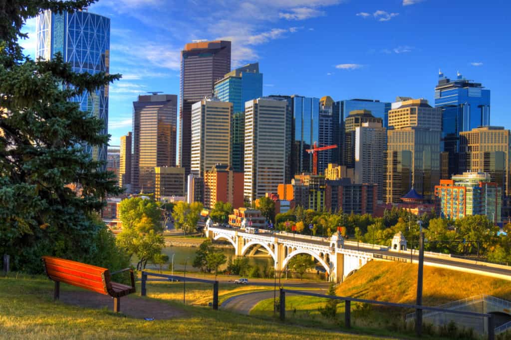 View of Calgary downtown