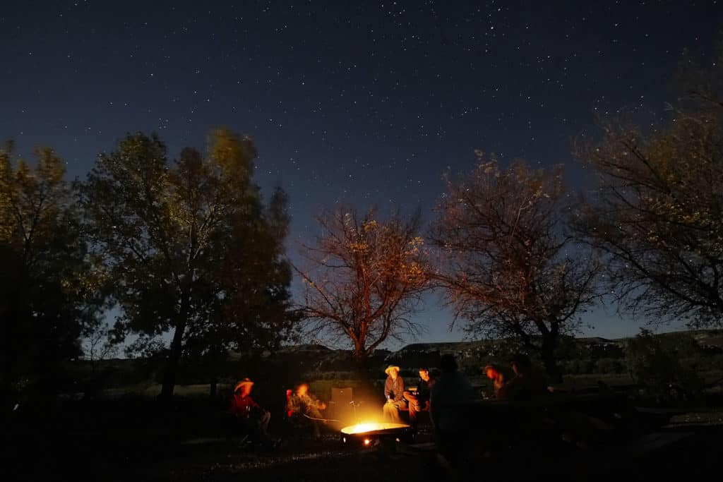 Camping at Writing-on-Stone Provincial Park