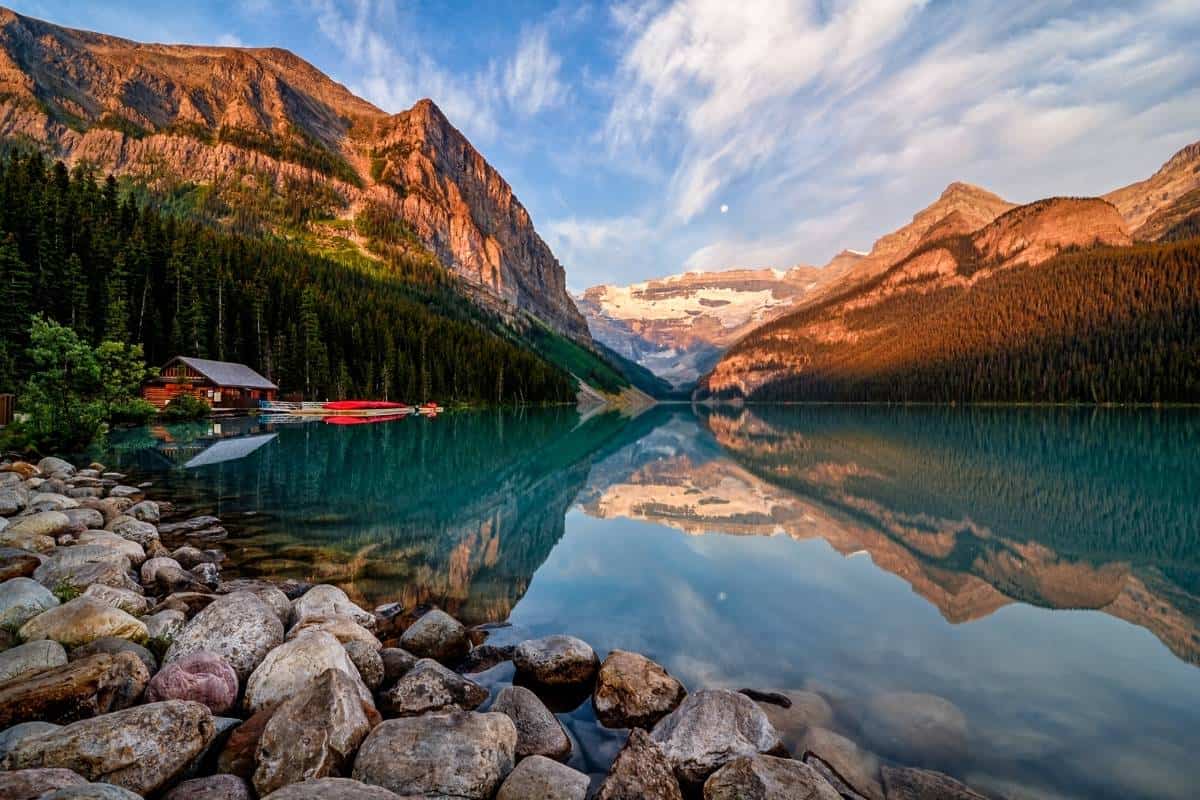 Lake Louise shoreline