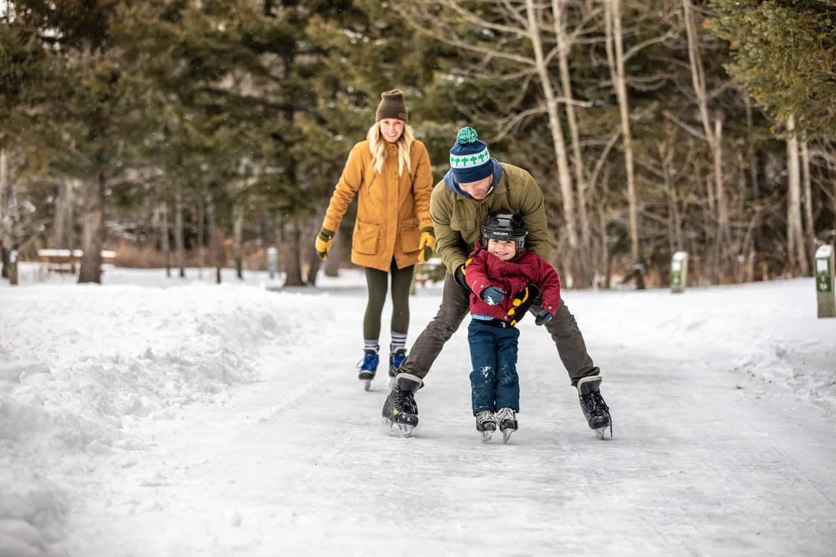 Ice Skating in Cypress Hills