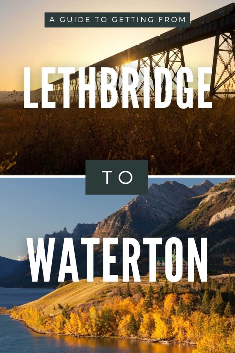 Lethbridge to Waterton Pin