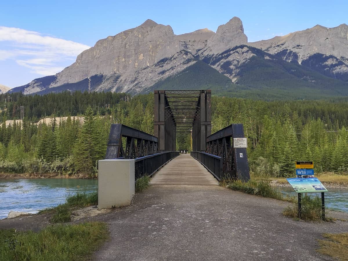 Pedestrain Bridge on the Bow River Loop