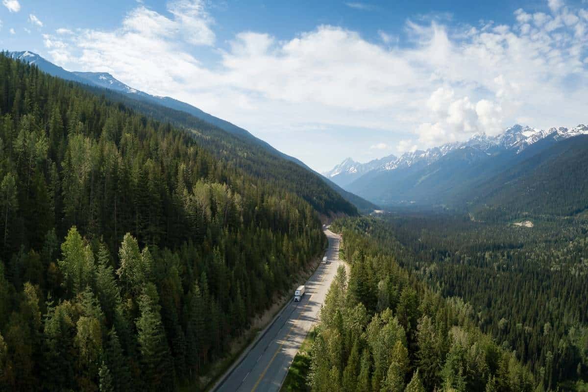 Trans Canada Highway Near Revelstoke