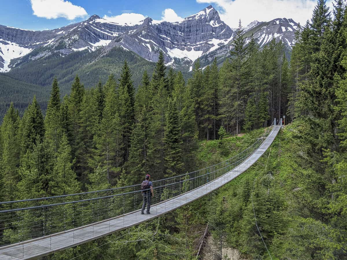 Best Alberta Hikes - Blackshale Suspension Bridge Kananaskis