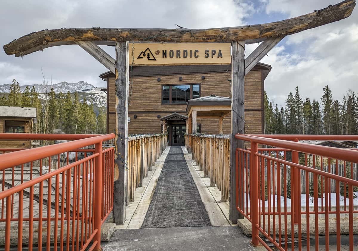 Kananaskis Nordic Spa Entrance