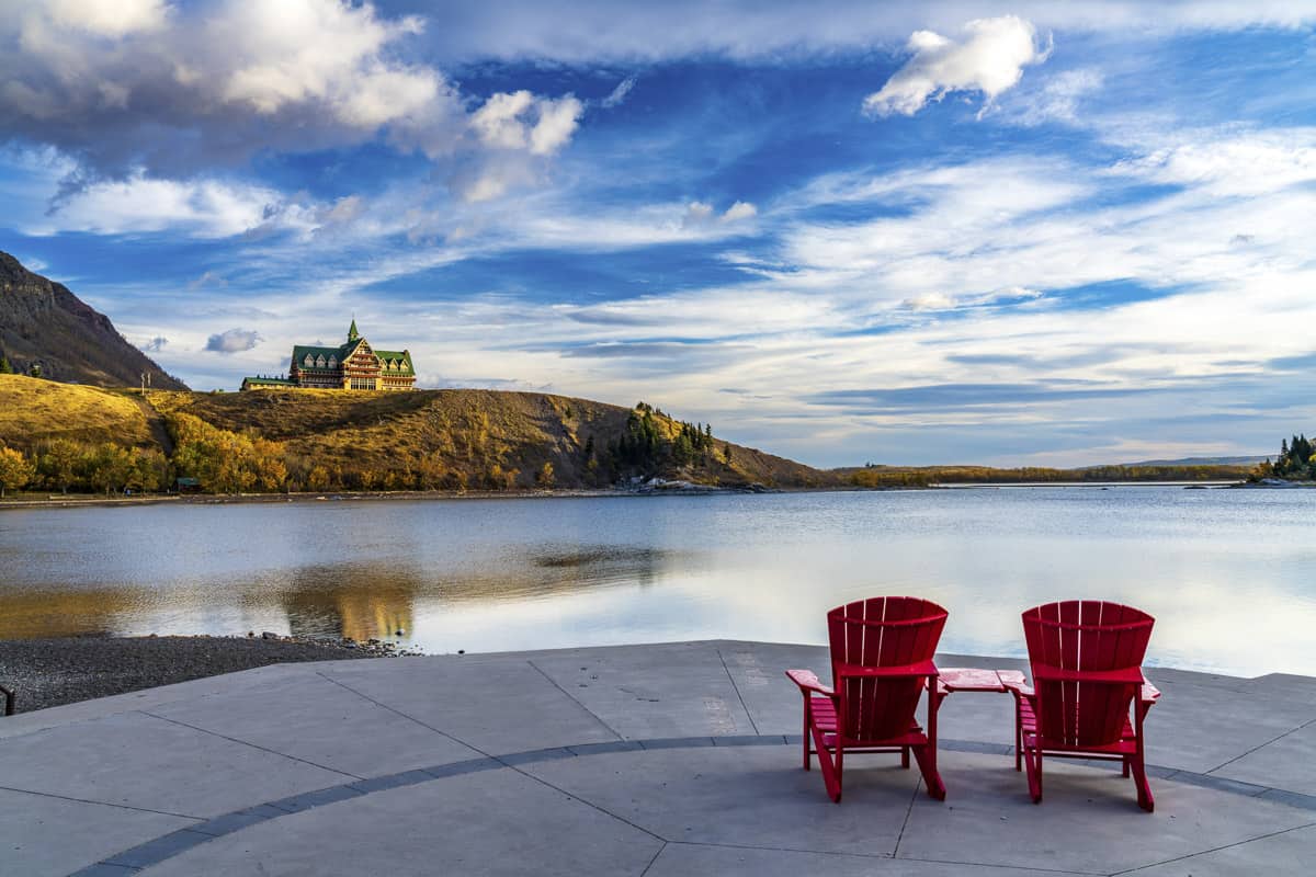 Red Chairs in Waterton