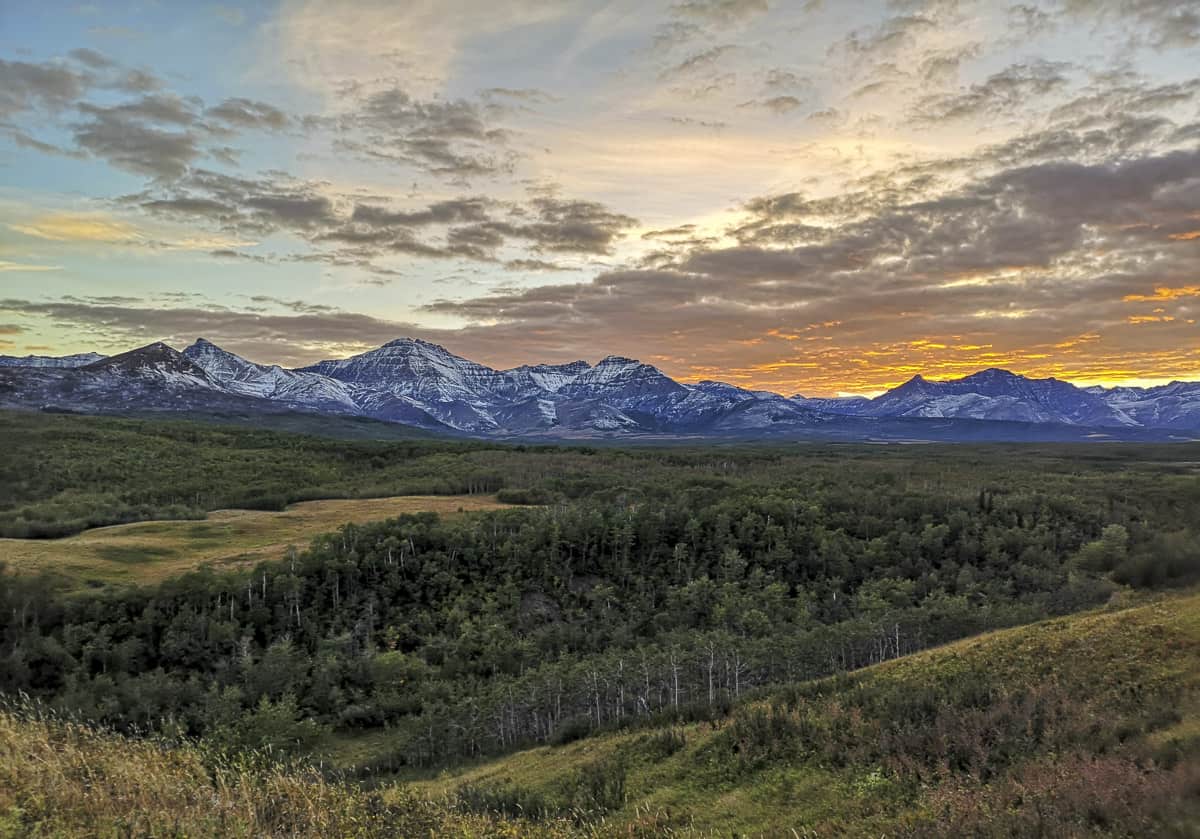 Road to Waterton from Pincher Creek