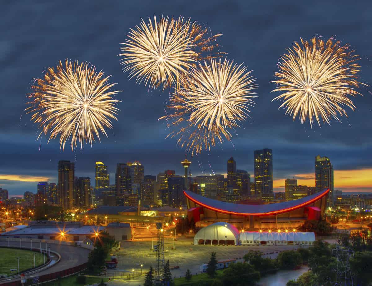 Calgary Stampede Fireworks