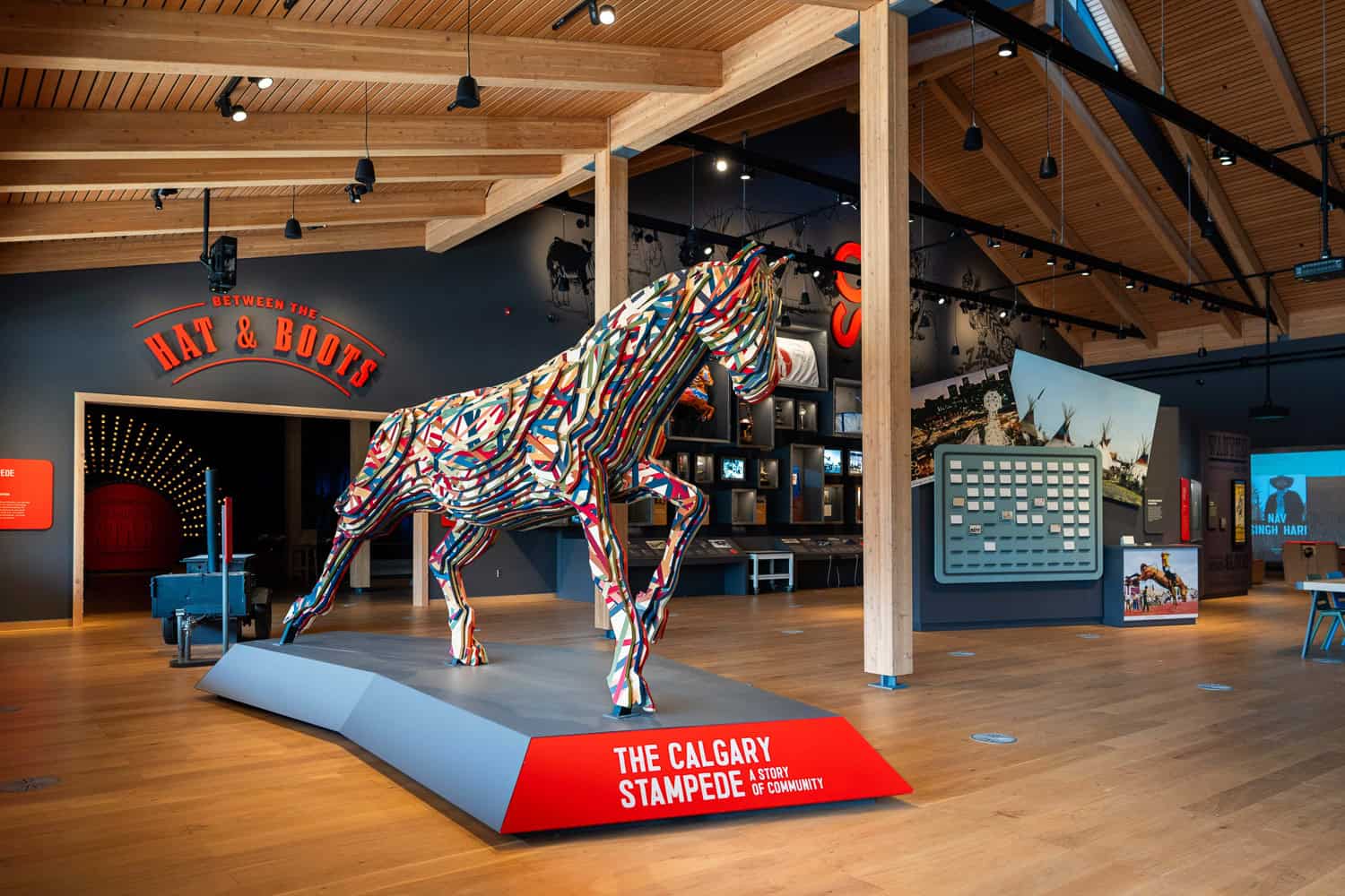 Exhibits at the Sam Centre in Calgary