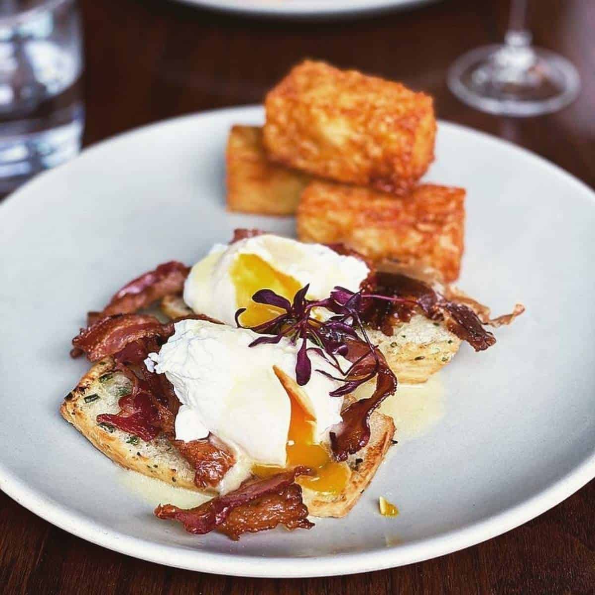 A brunch dish from River Cafe in Calgary.