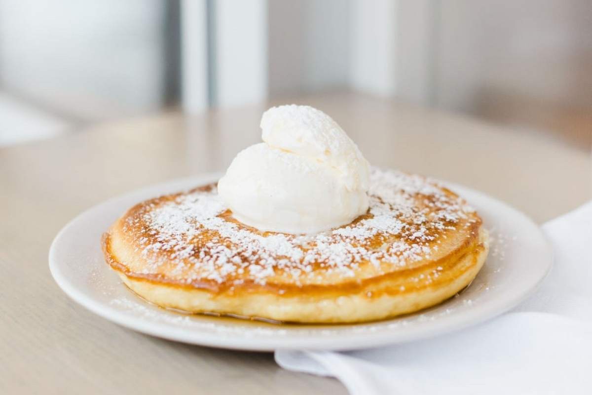 Fluffy pancakes from Fen Foot Henry in Calgary. 