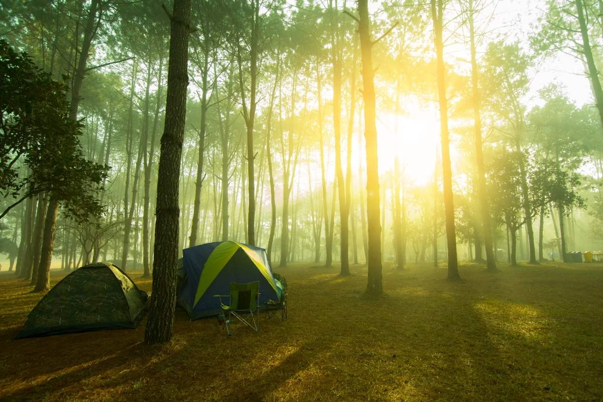 Tent Camping Sunrise