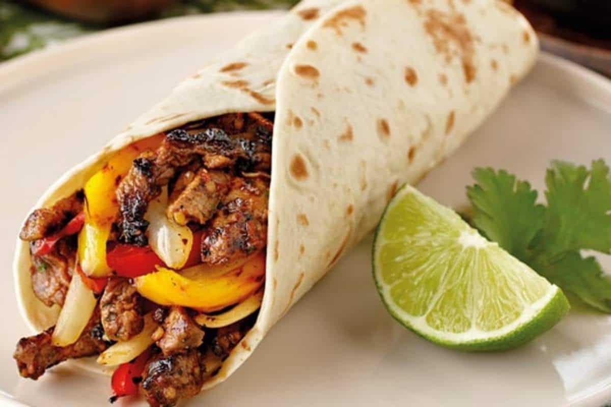 Marinated top sirloin fajita's from Asteroid. 