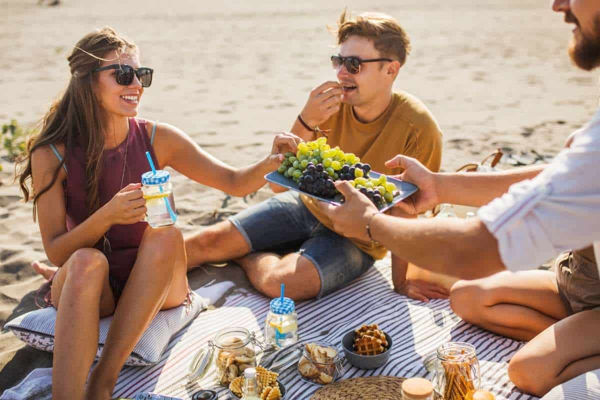 Beach picnic