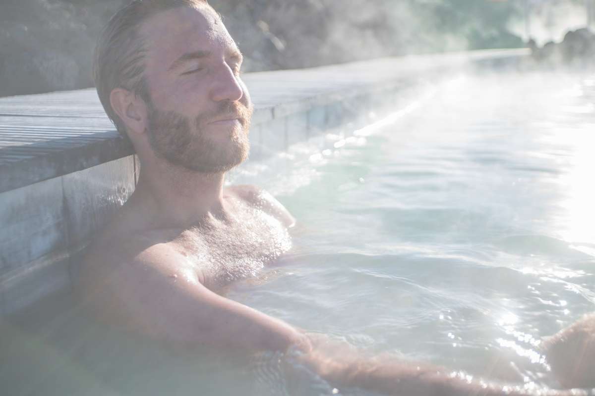 Man in Hot Springs
