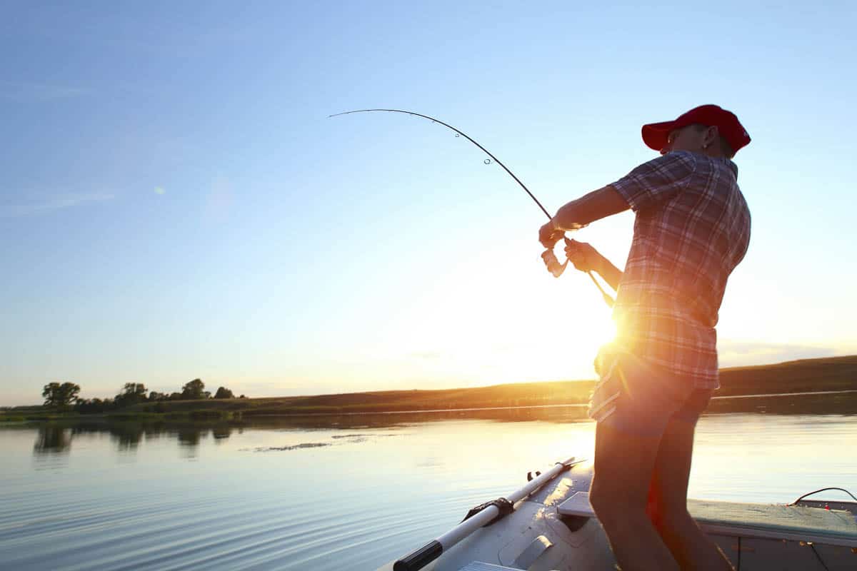 Fishing at Sunset