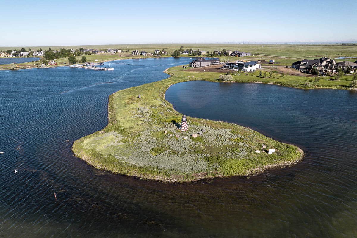 Lake Newell Aerial