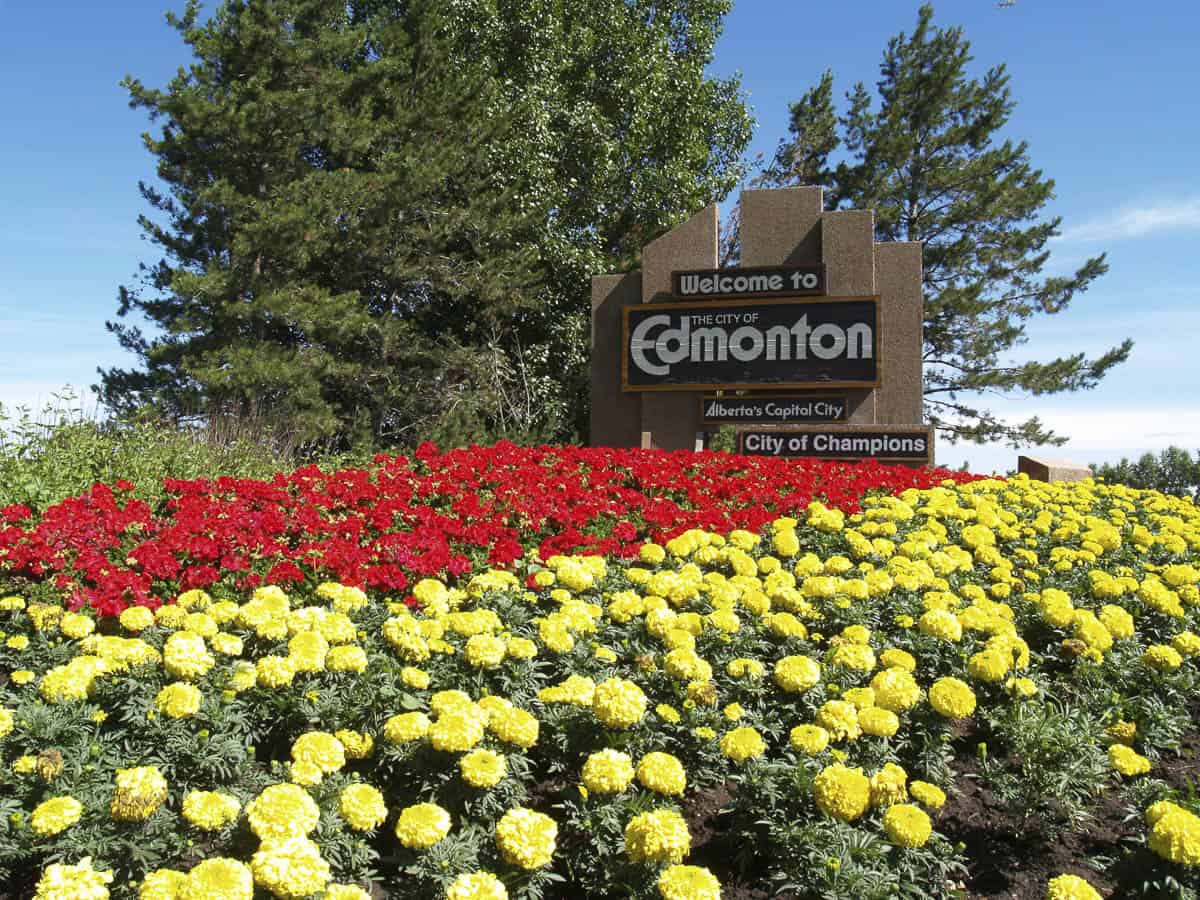 Edmonton Welcome Sign