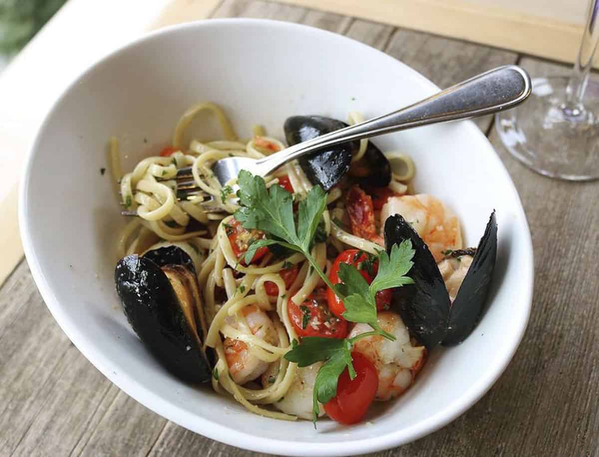 Seafood Linguine from Branches Fresh Food Experience