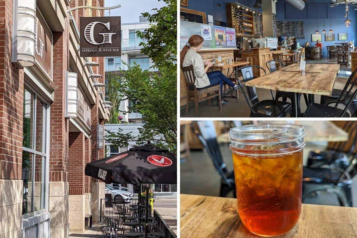 A favourite Calgary coffee shop is Gravity Espresso and Wine Bar
