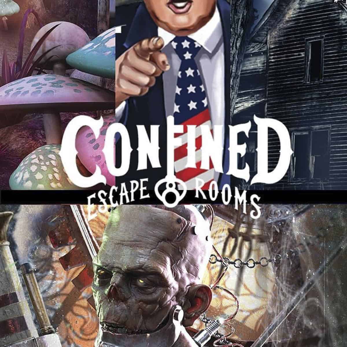 Confined Escape Rooms