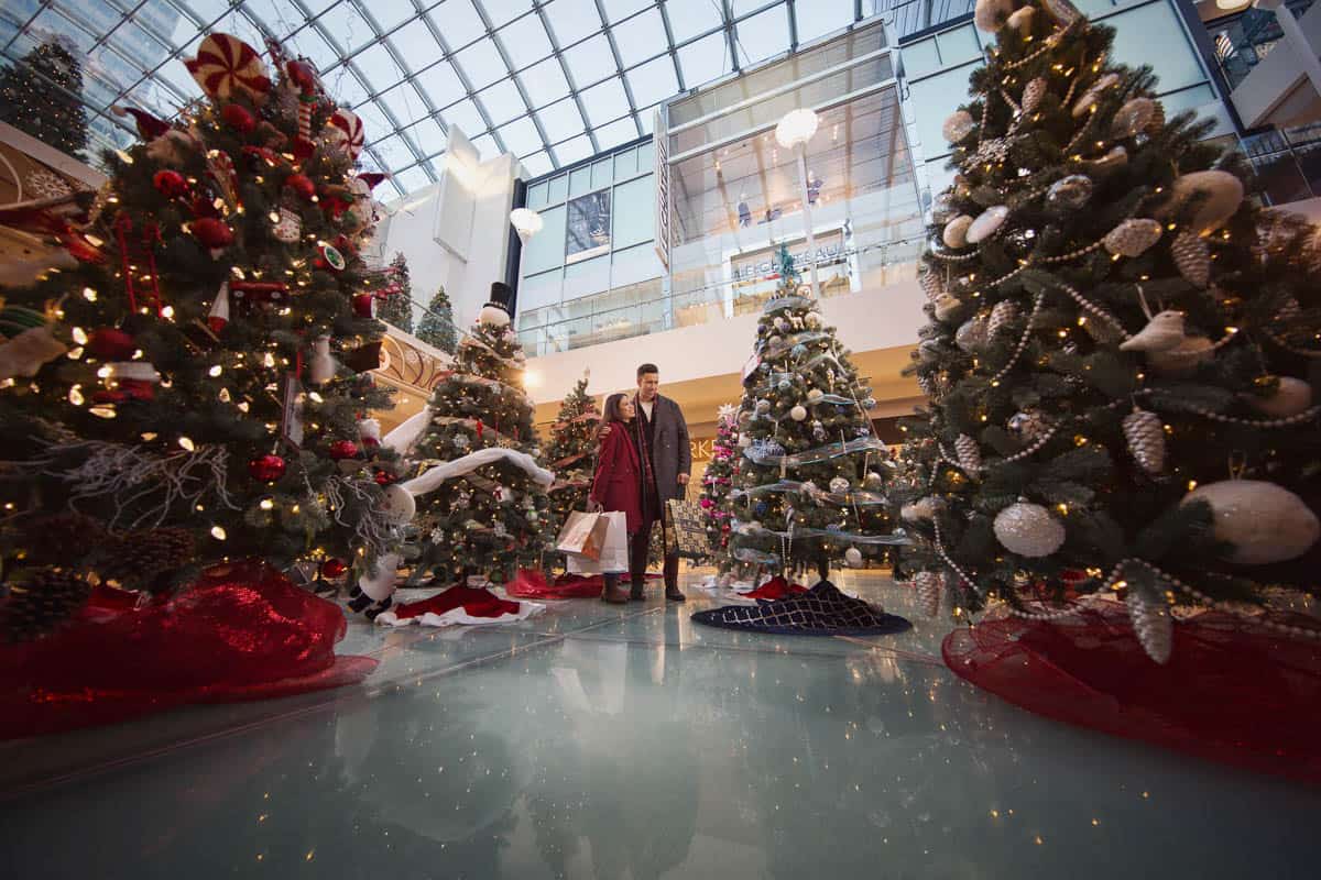 Christmas shopping at Chinook Mall in Calgary