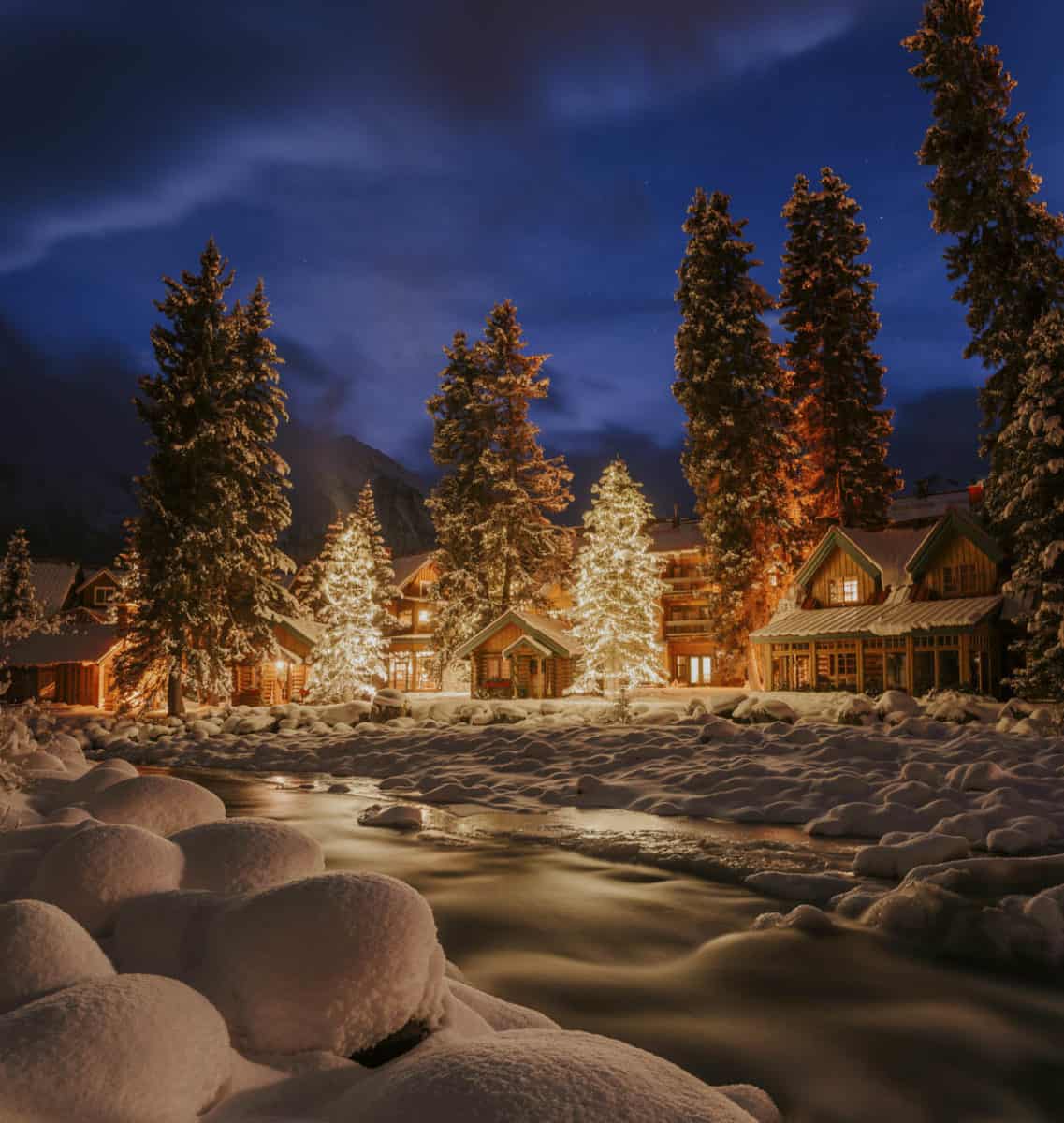 Christmas in Banff National Park