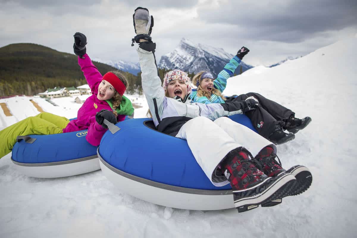 Snow Tubing Mt Norquay - Experience Alberta Christmas Gift Guide