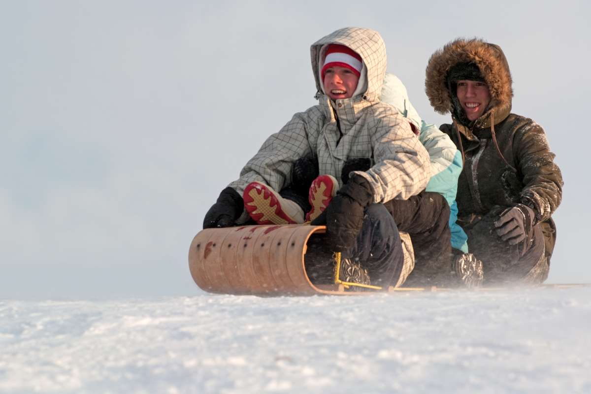 Tobogganing in Calgary