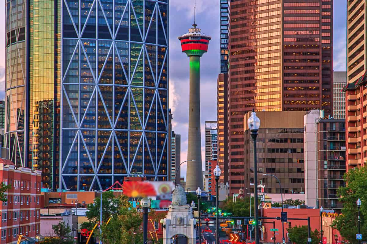 A view of the Calgary Skyline