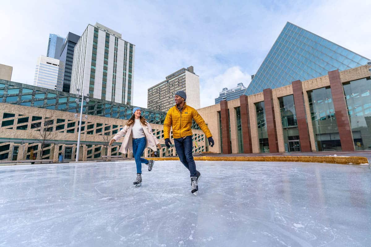 Ice Skating in Edmonton for Valentine's Day
