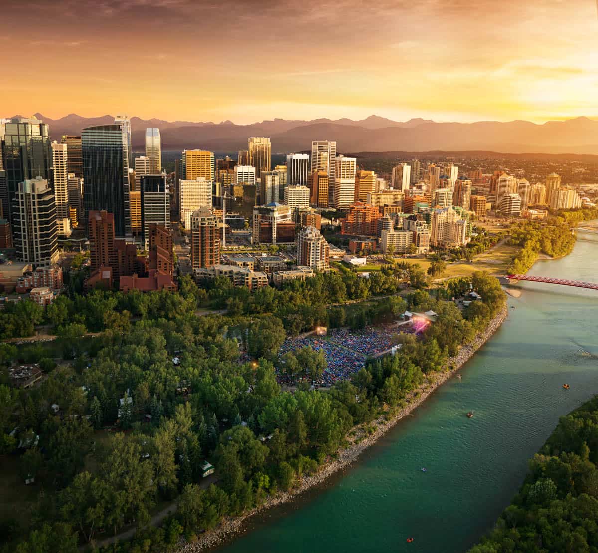 Aerial View of Calgary