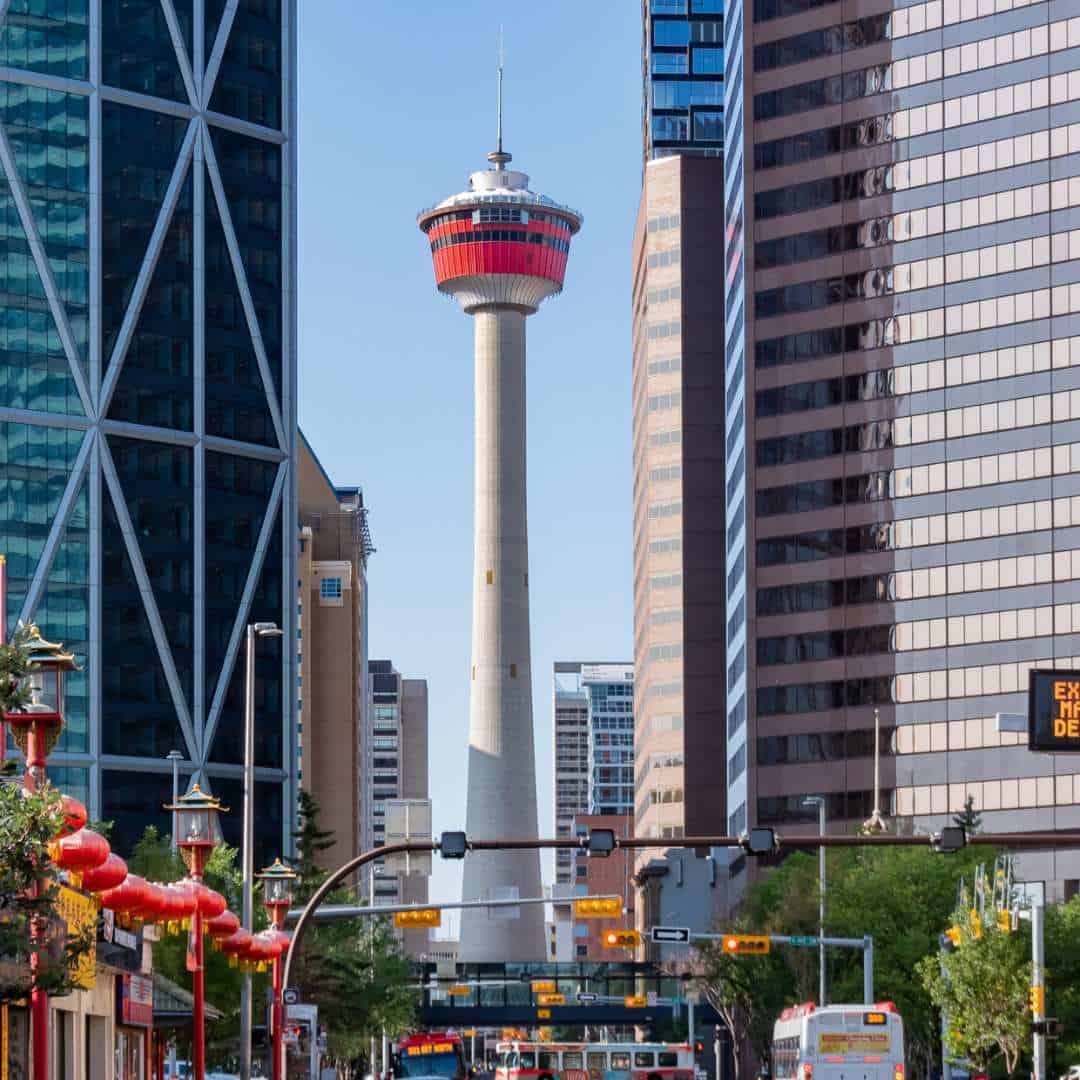 A view of downtown Calgary