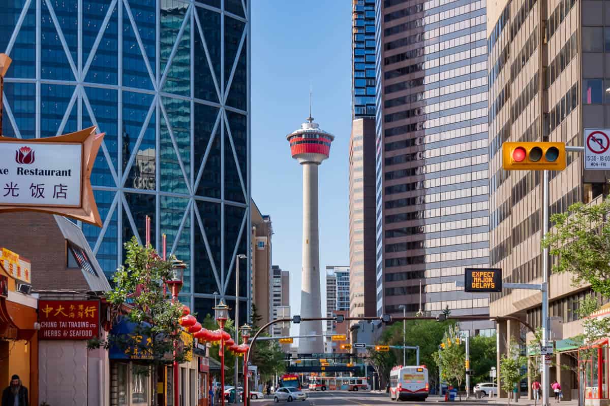 Downtown Calgary was used for many of The Last of Us filming locations.