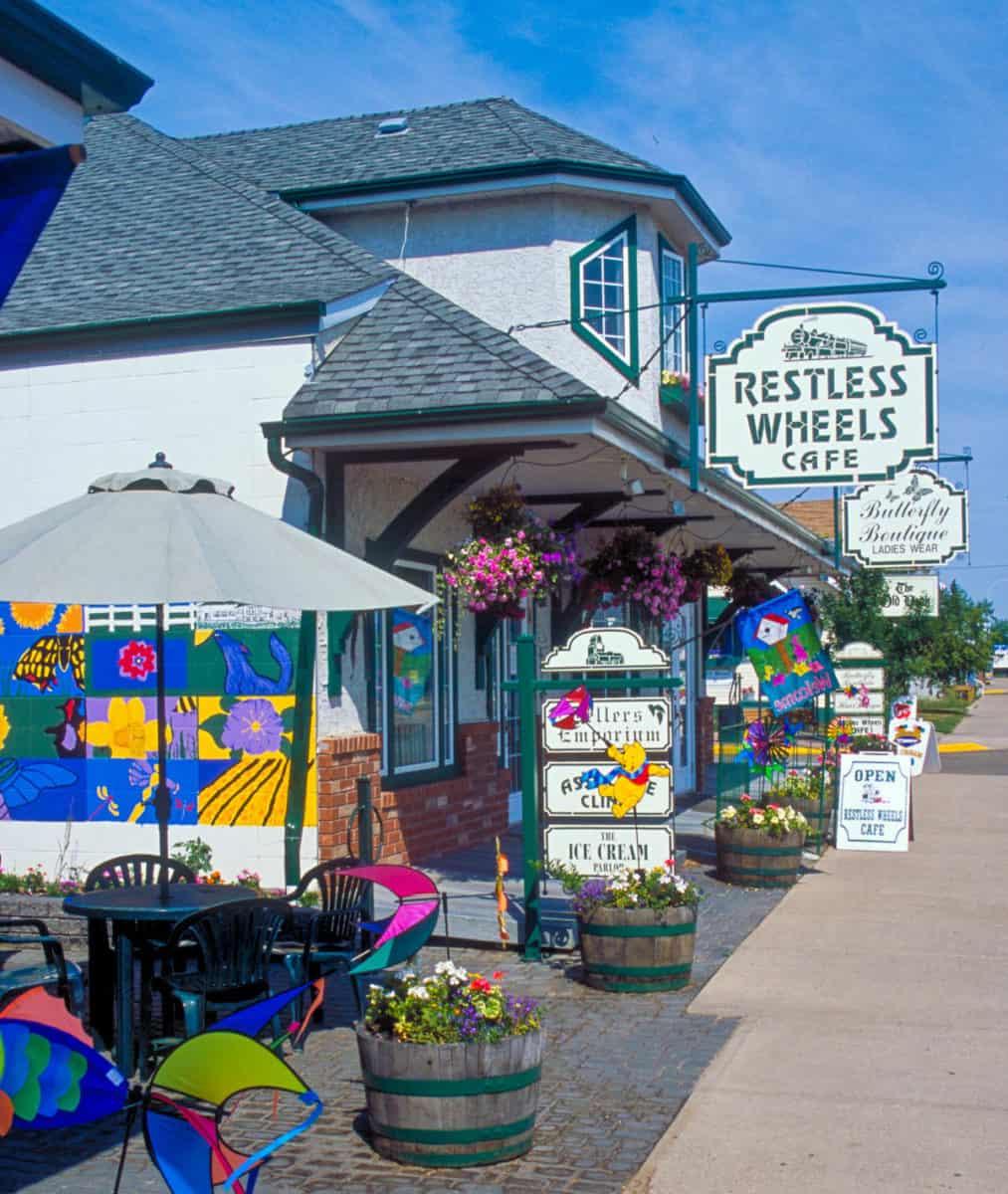 Mainstreet in Millet, Alberta