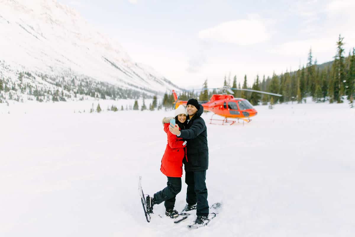 Heli and Snowshoe Tour