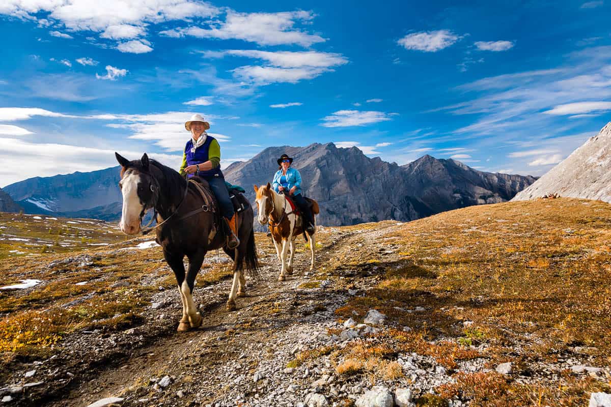 Horseback riding Banff