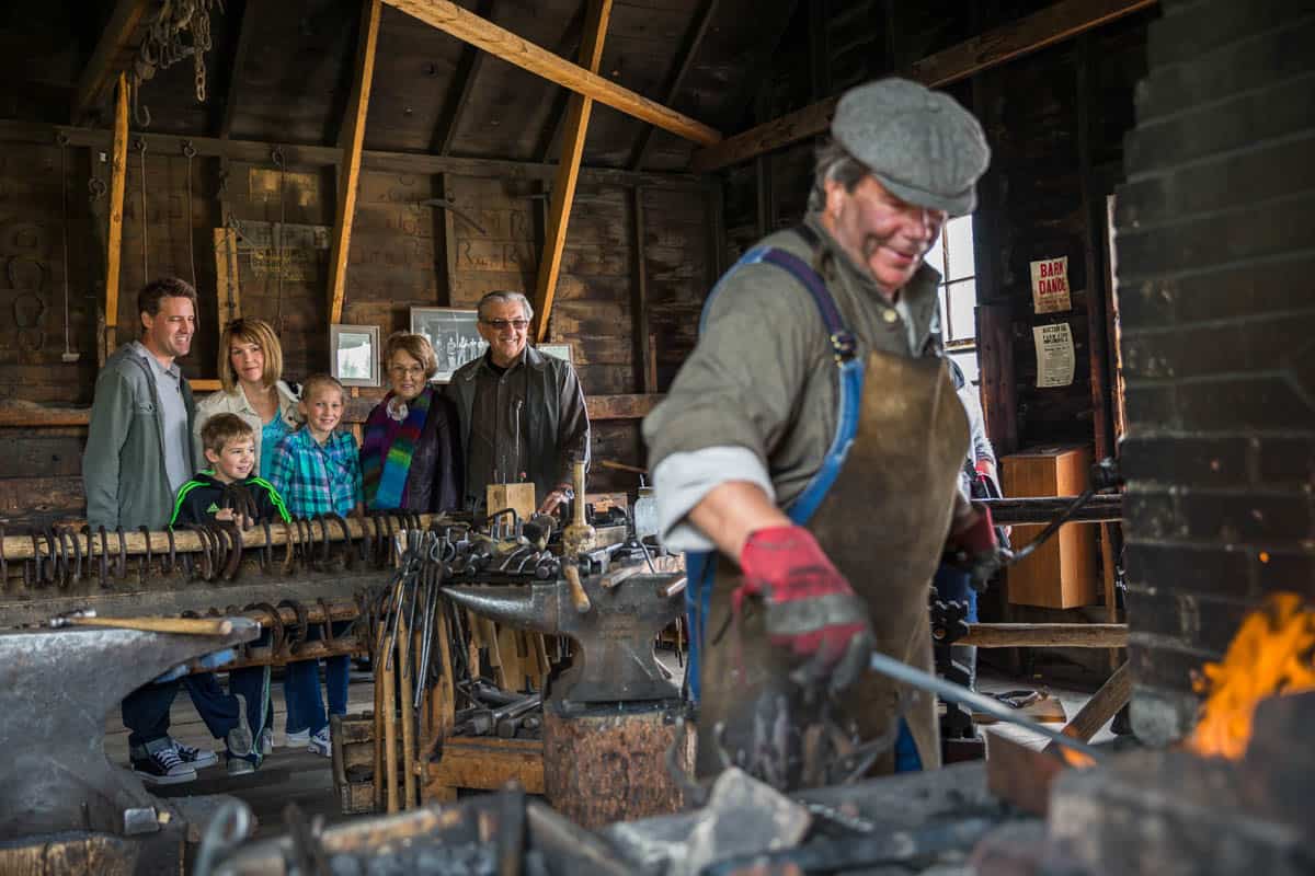 Heritage Park Blacksmith Exhibit