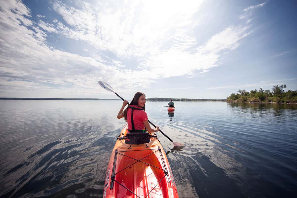 Kayaking in Lac La Biche