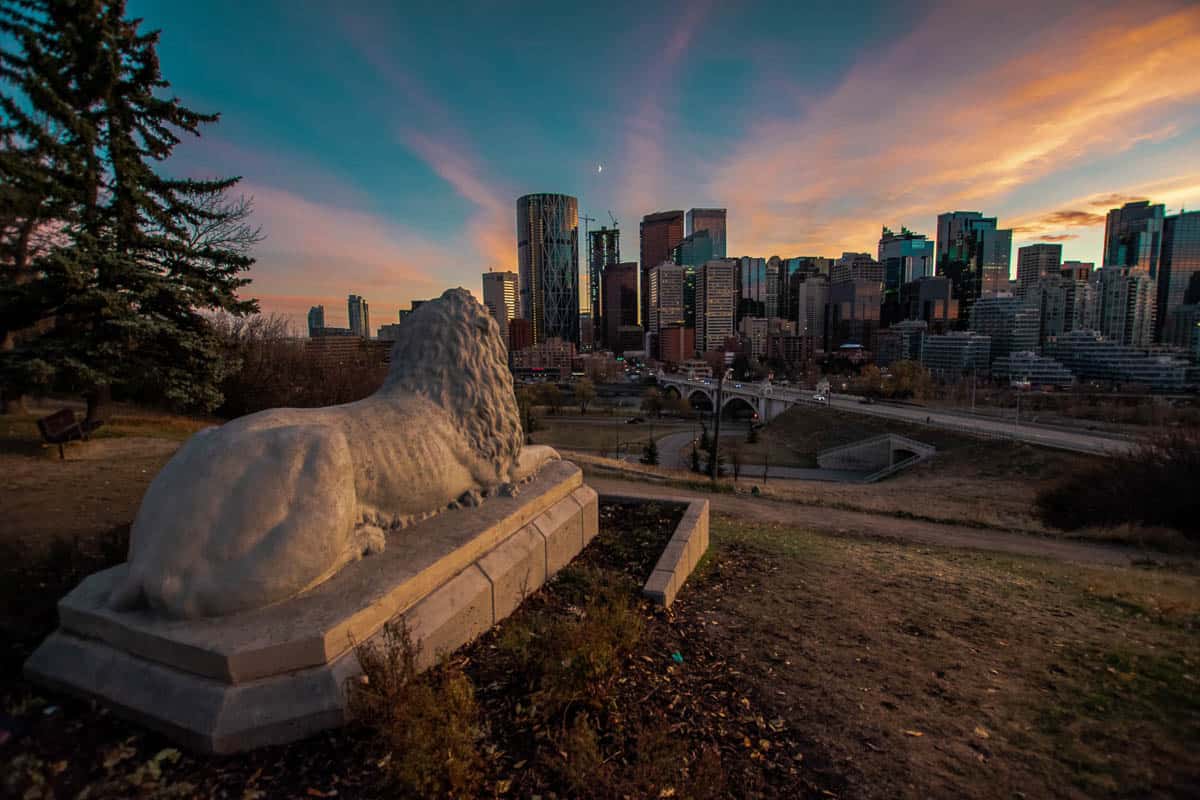 Centre Street Lion Calgary