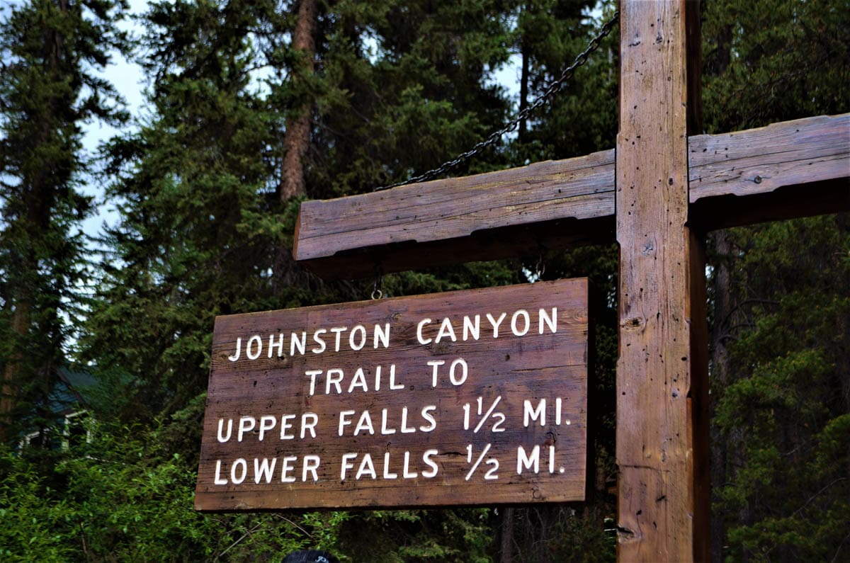 Johnston Canyon Trail