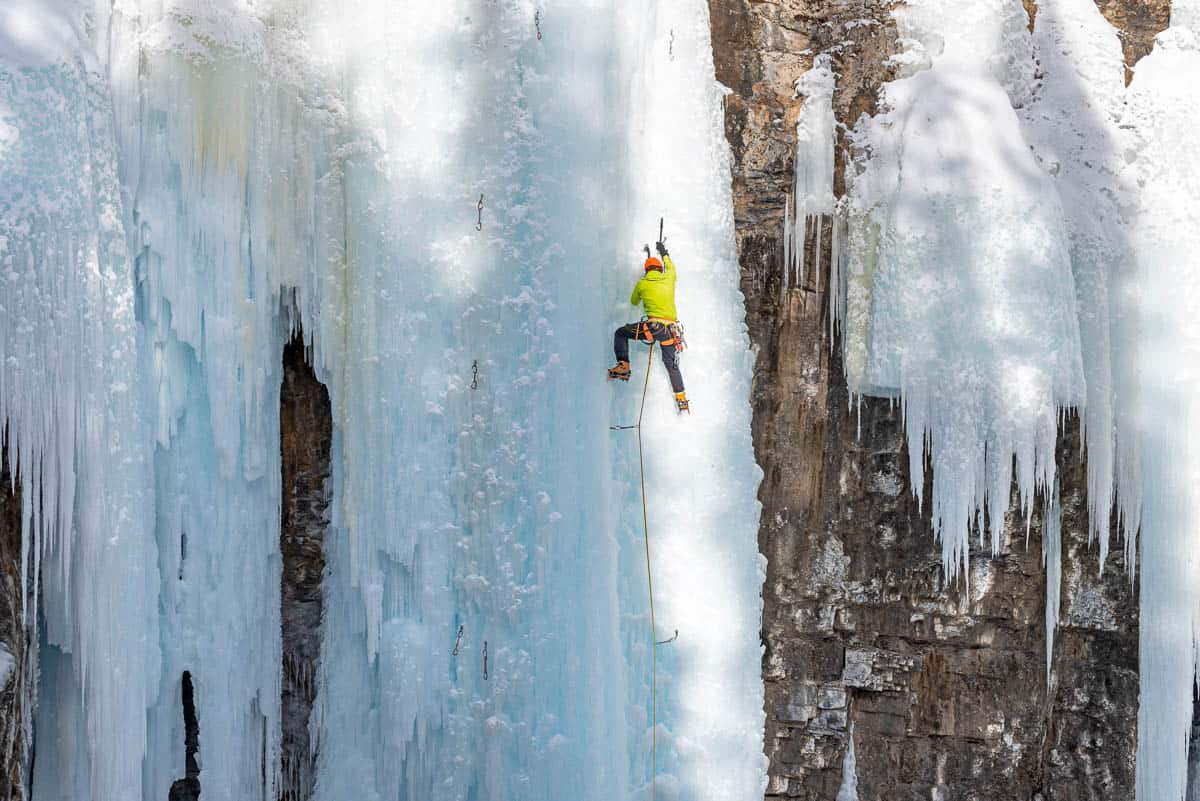 Johnston Canyon Ice Climber
